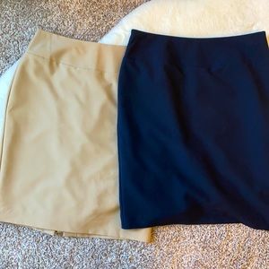 2 pencil skirts